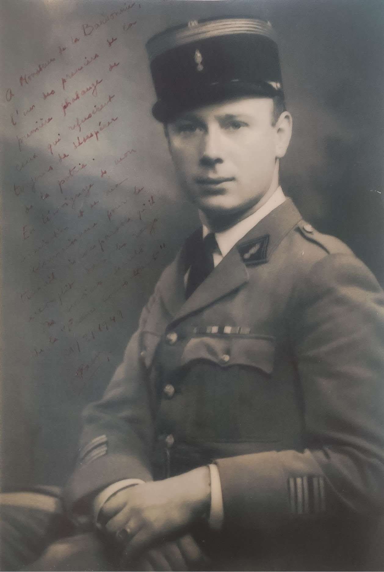Portrait dédicacé Colonel Passy